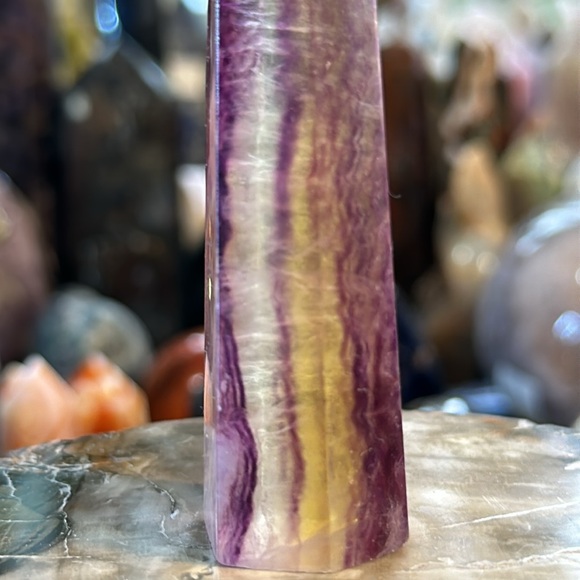 Rainbow Fluorite Crystal Point! - Picture 11 of 11
